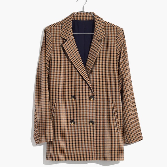 Madewell Caldwell Double-Breasted Blazer - Picture 3 of 15